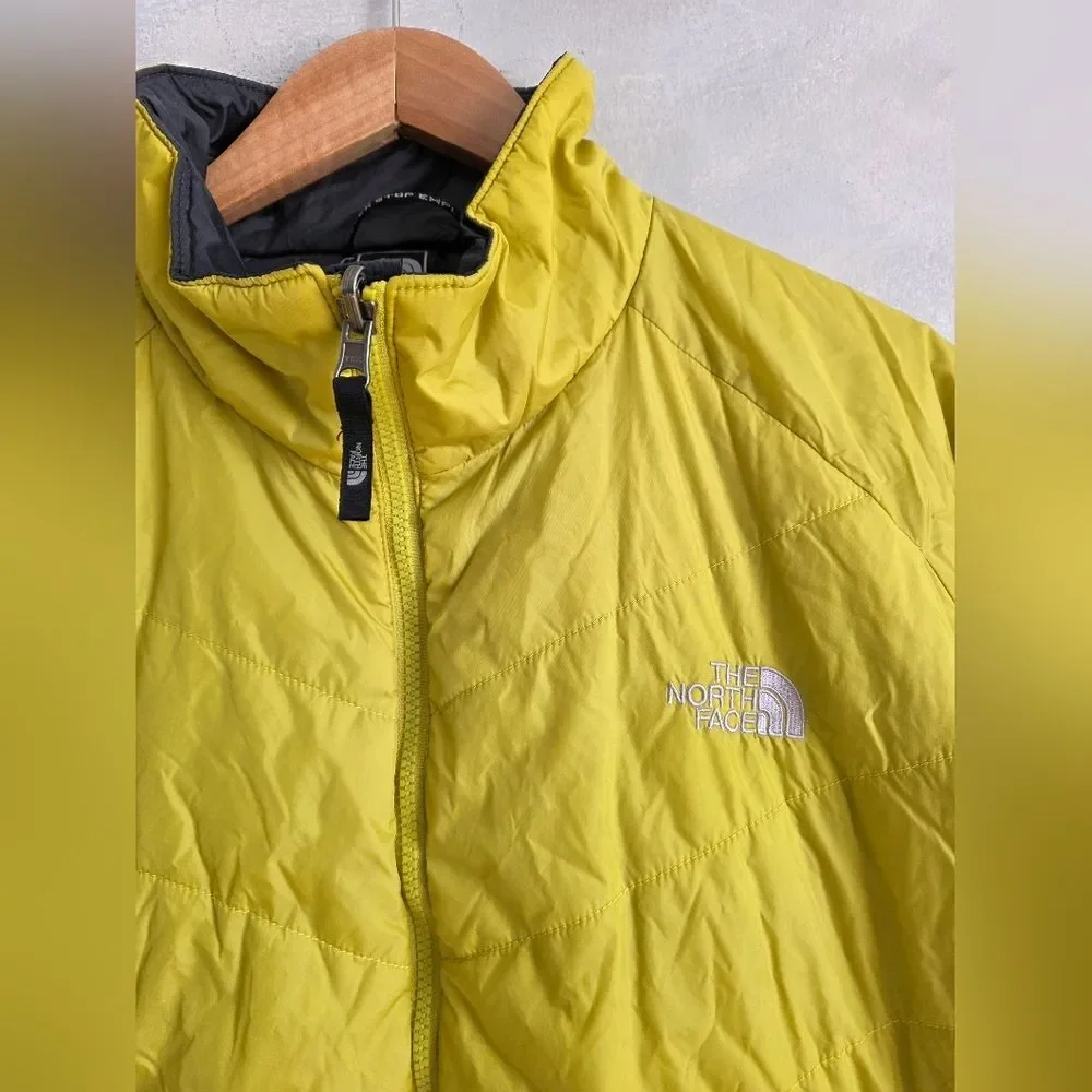 The North Face Mens Full Zip Packable Jacket Polyester size XXL Chartreuse